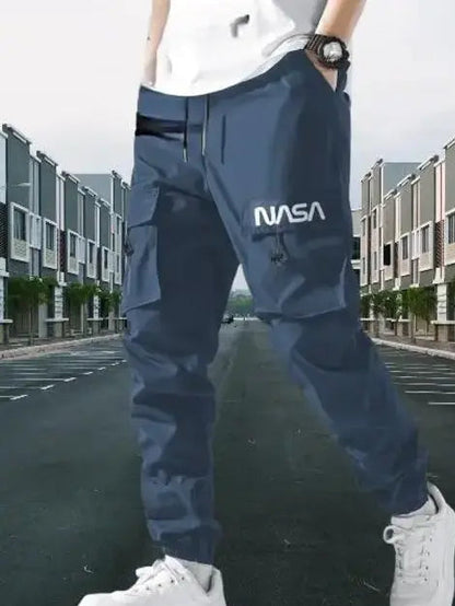 Combo Of 2 Stylish Solid Grey And Blue Jogger Pants For Men