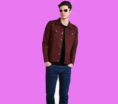 Zooni Collection Mens Denim Color Jacket