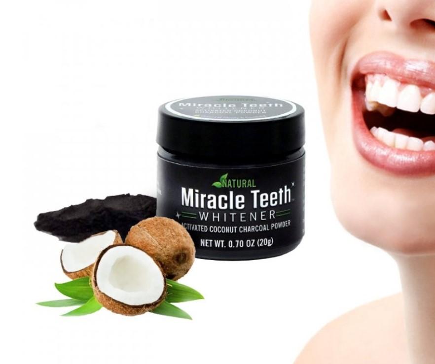 Teeth Cleaner Charcoal Natural Bleaching Organic Coconut Powder Proven To Remove Surface Stains