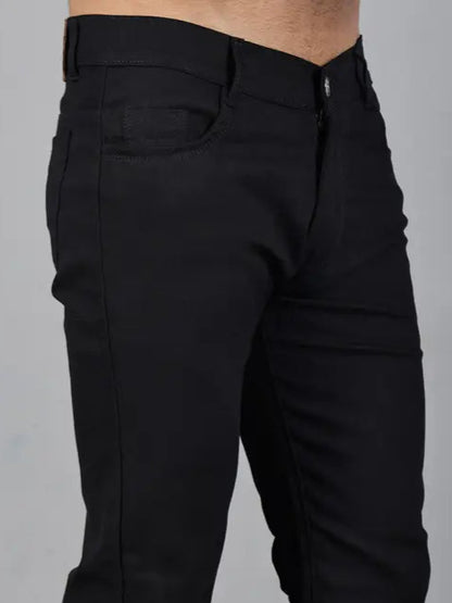 Men's Slim Black Jeans