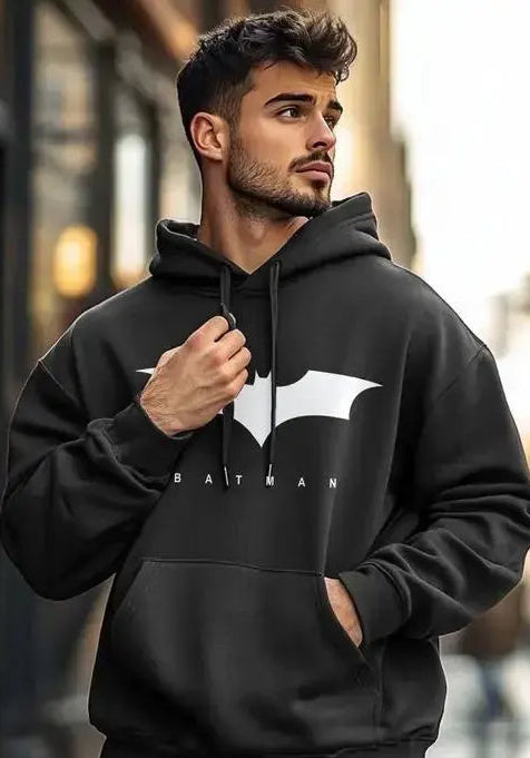 Men Cotton Hooded Neck Sweatshirt