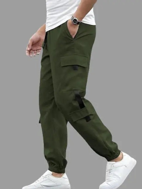 Mens Cargo Track Pant Dark Grey